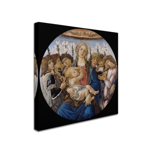 Botticelli 'Mary With Child And Singing Angels' Canvas Art,24x24
